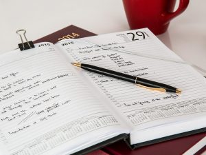 Diary managment with a virtual pa